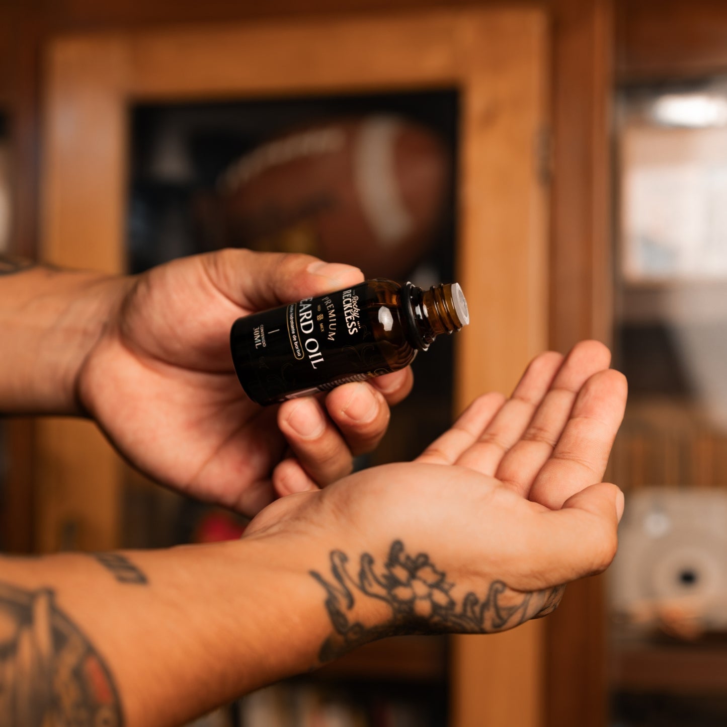 Aceite hidratante de barba