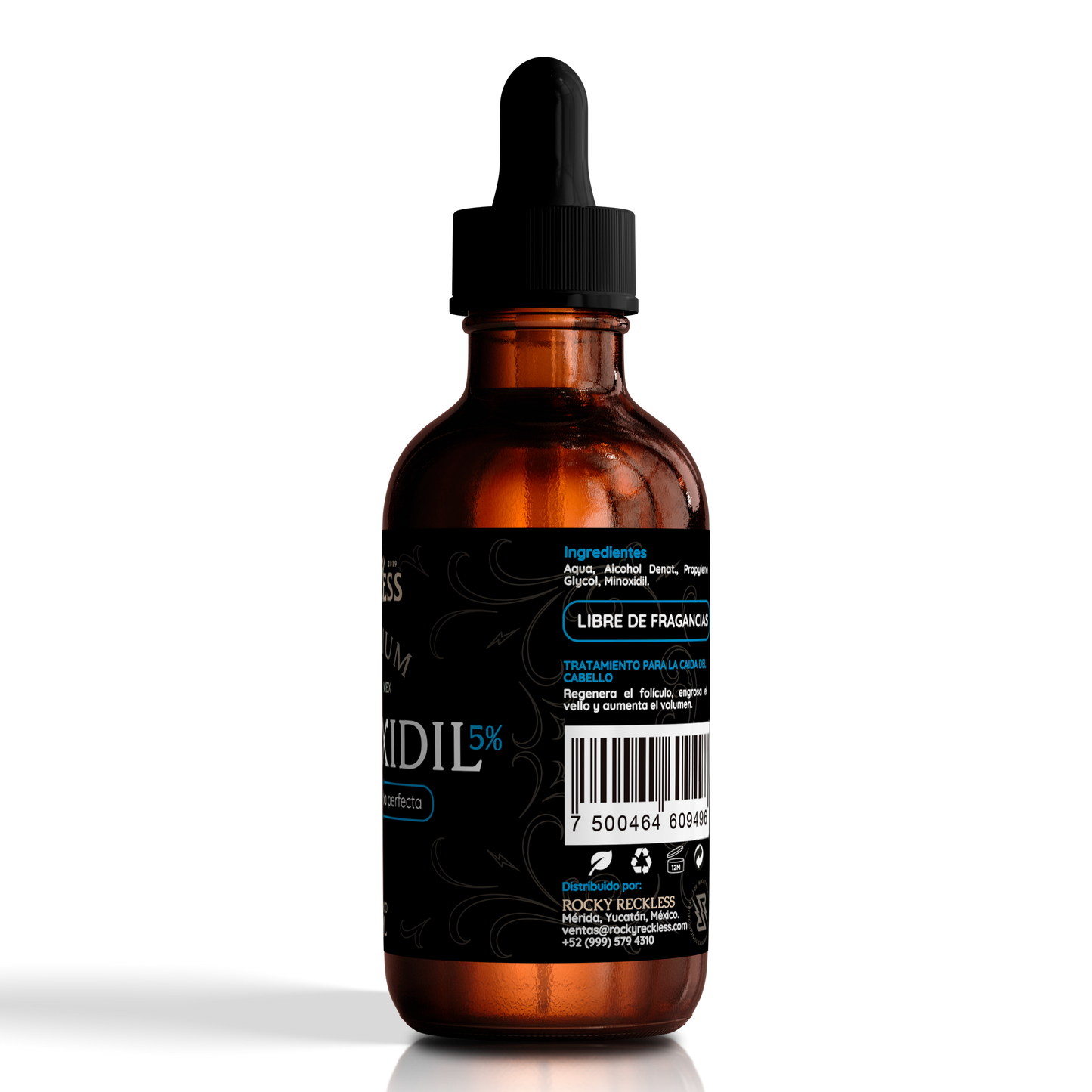 Minoxidil 5% Rocky Reckless (3 meses)