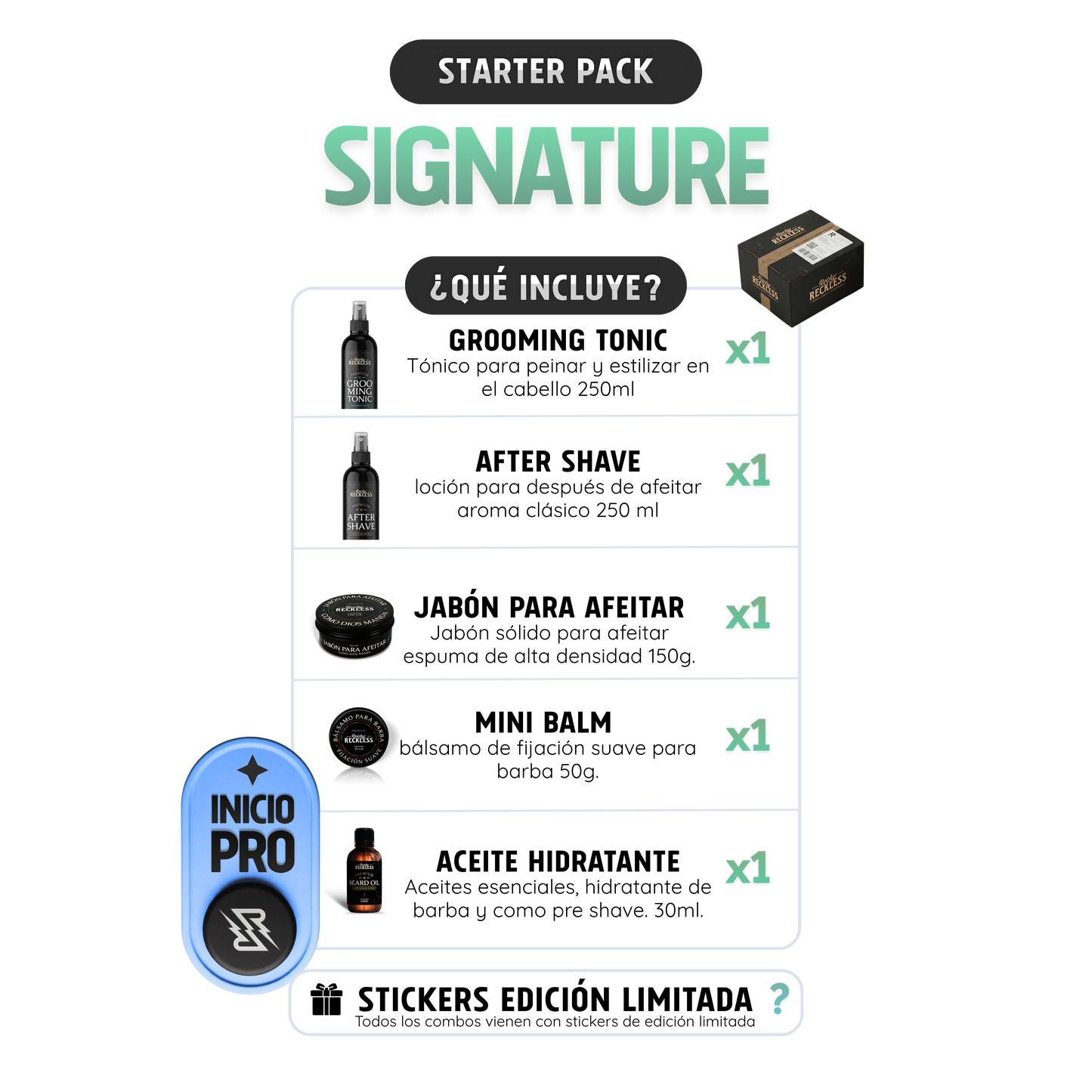 Starter Pack | Signature | Cuenta PRO