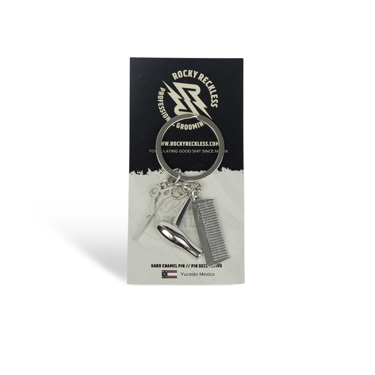 Keychain / Llavero Barber Rocky Reckless