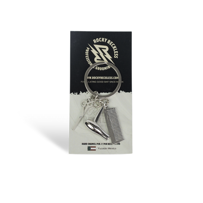 Keychain / Llavero Barber Rocky Reckless