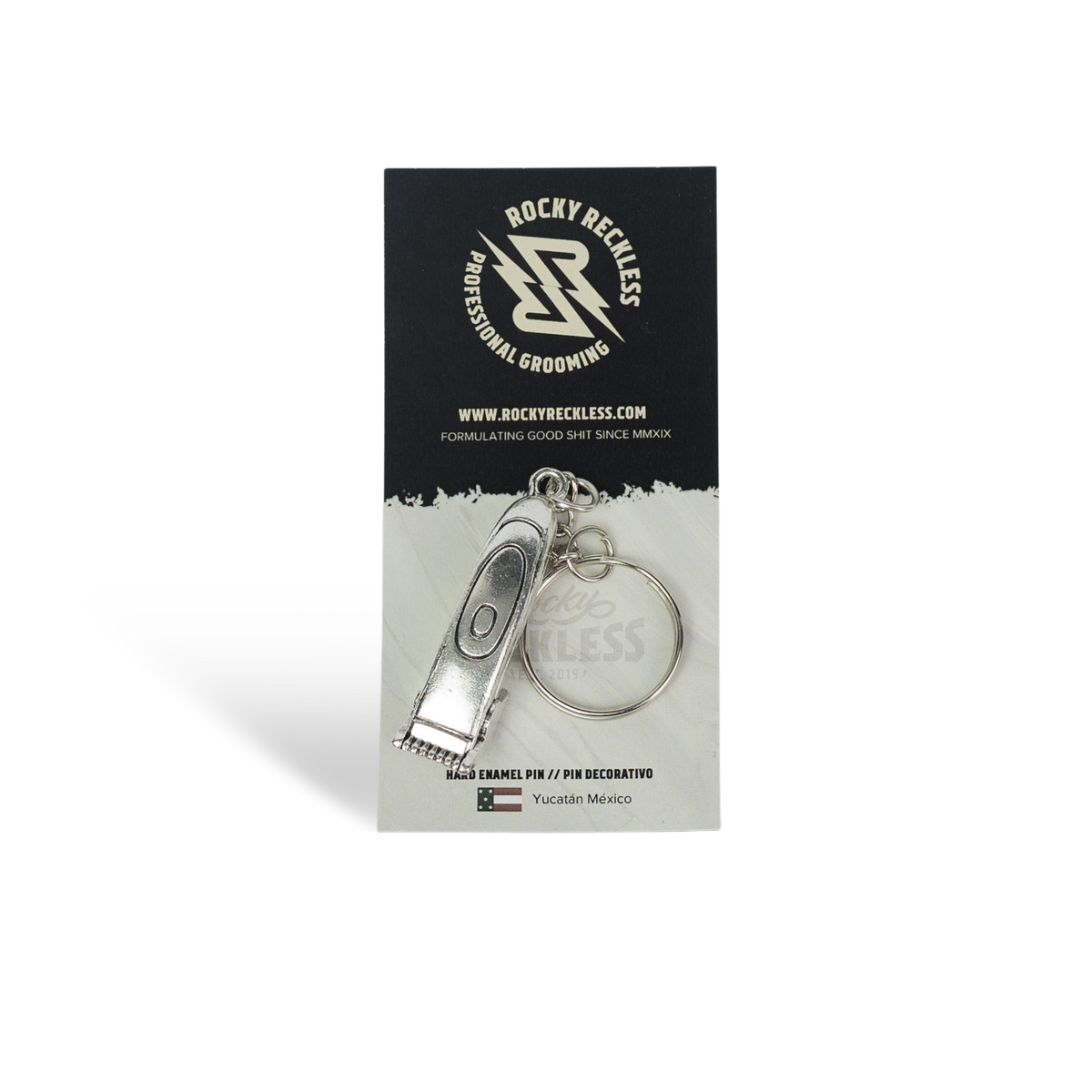 Keychain / Llavero Barber Rocky Reckless