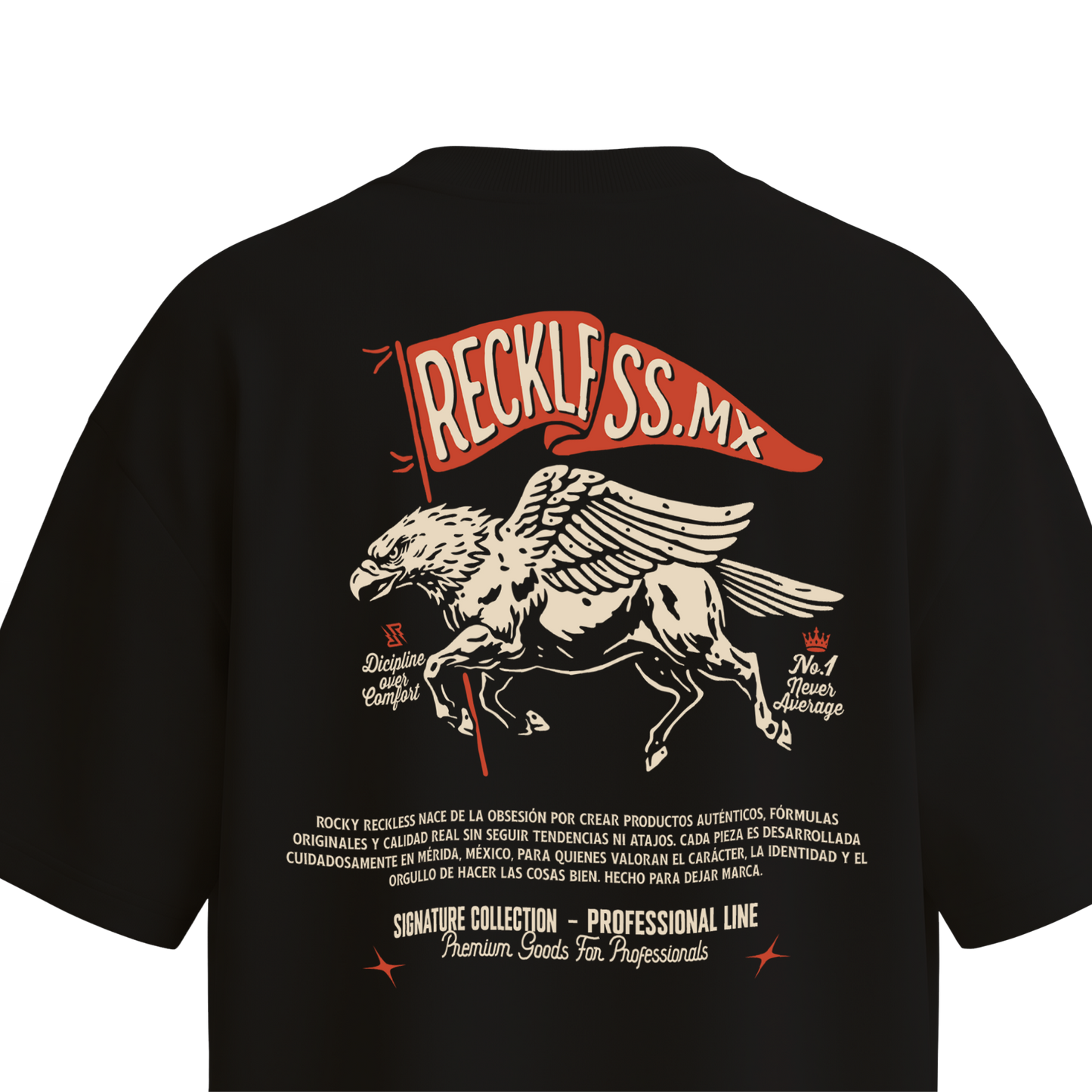 The Reckless Legend Tee Oversized edition.