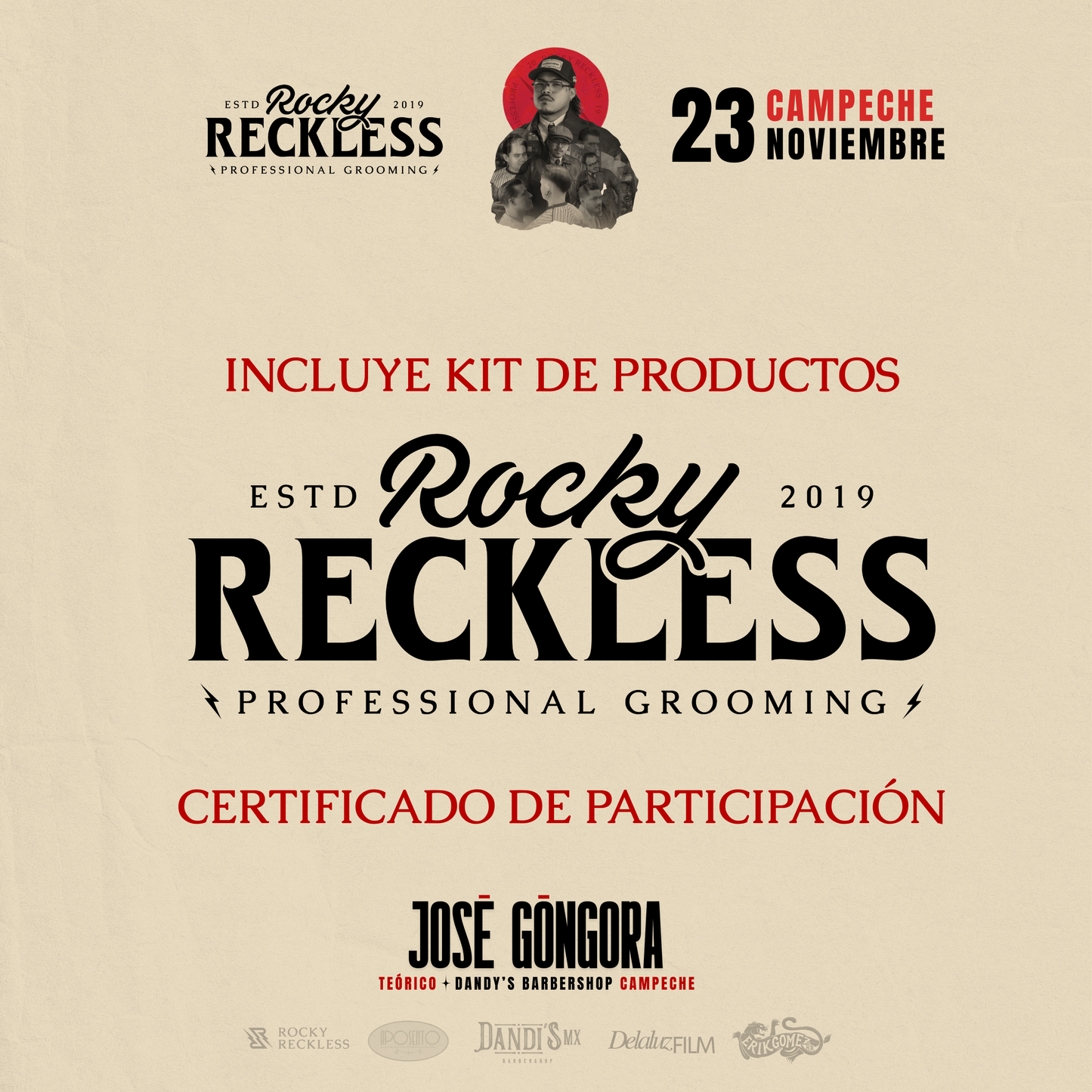 Workshop José Góngora – Barbería Clásica | Campeche 23 Noviembre