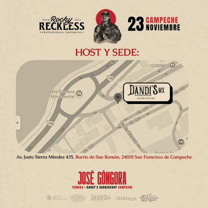 Workshop José Góngora – Barbería Clásica | Campeche 23 Noviembre