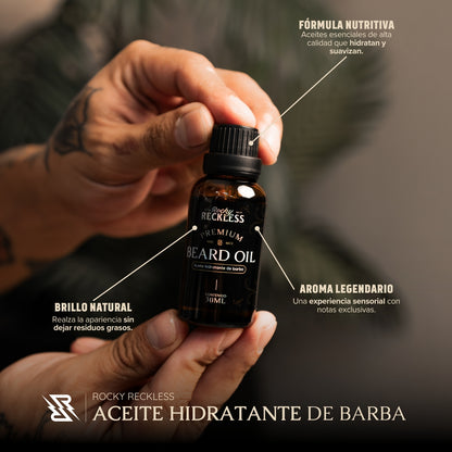 Aceite hidratante de barba