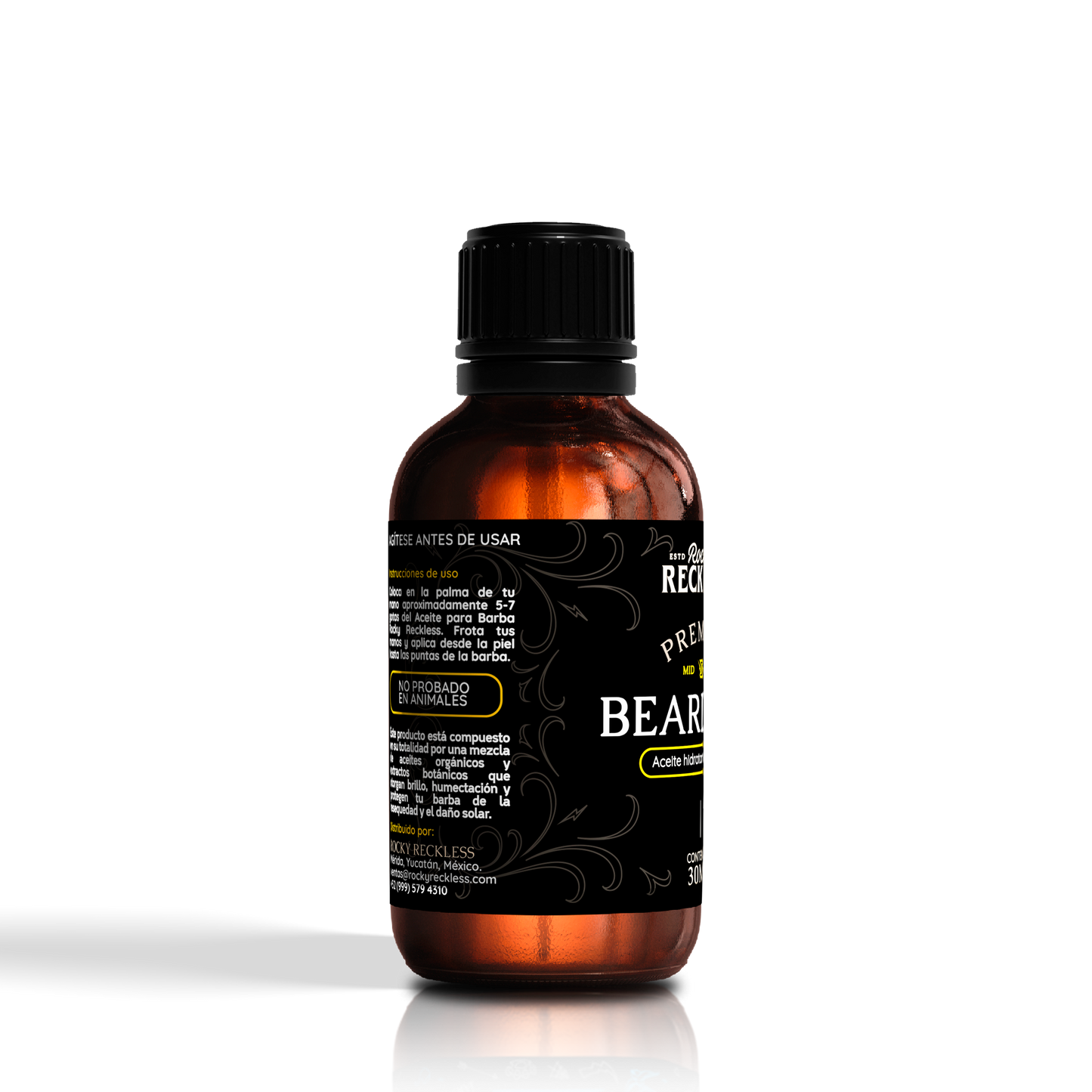 Aceite hidratante de barba
