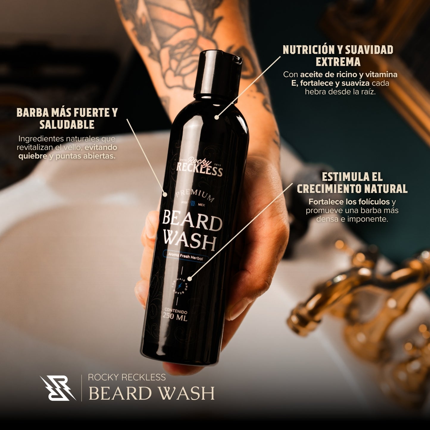 Beard Wash - Shampoo barba 250ml