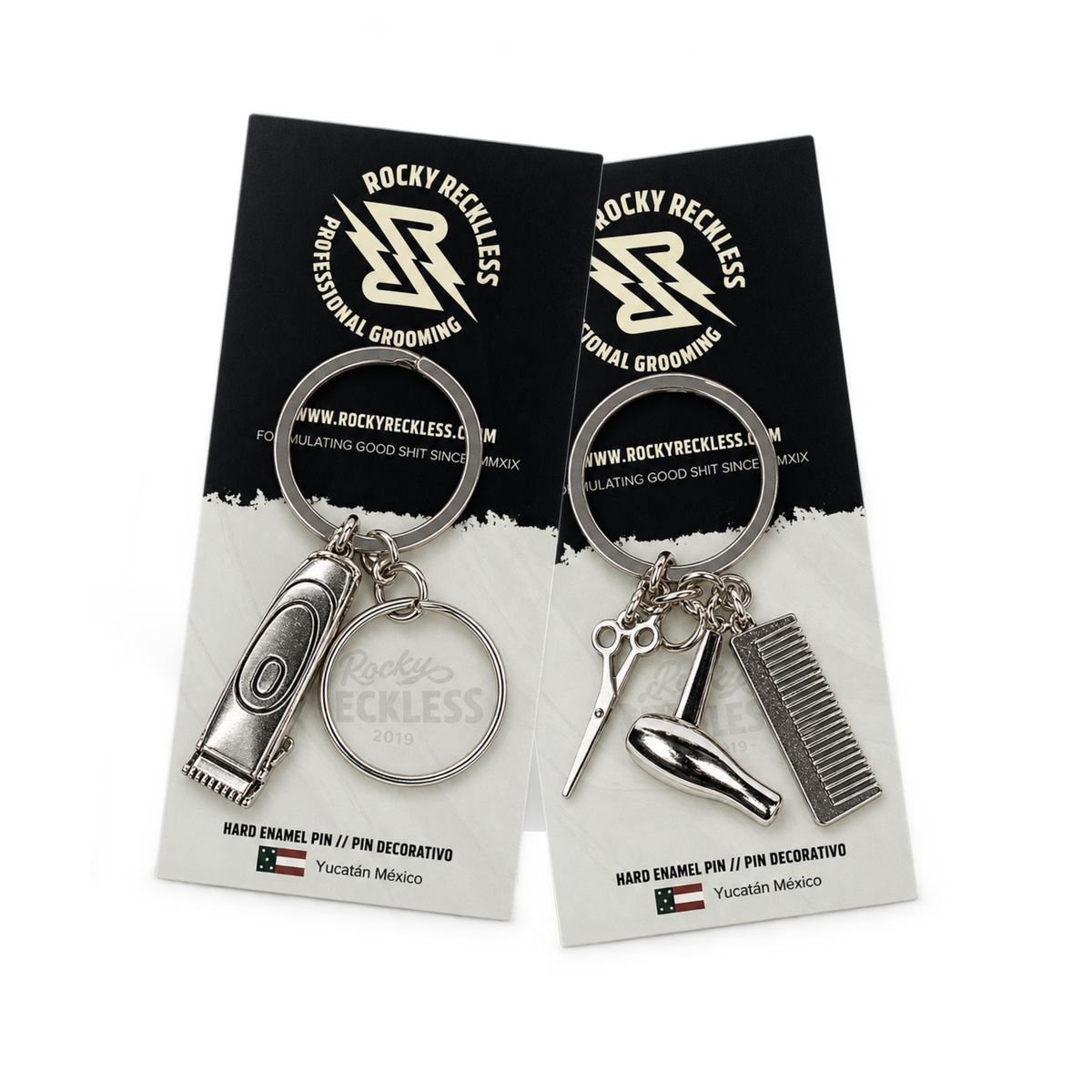 Keychain / Llavero Barber Rocky Reckless