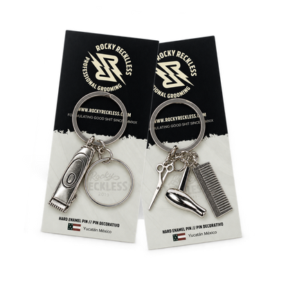 Keychain / Llavero Barber Rocky Reckless
